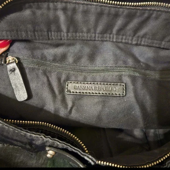 Banana Republic Black Fabric Tote - Picture 4 of 7